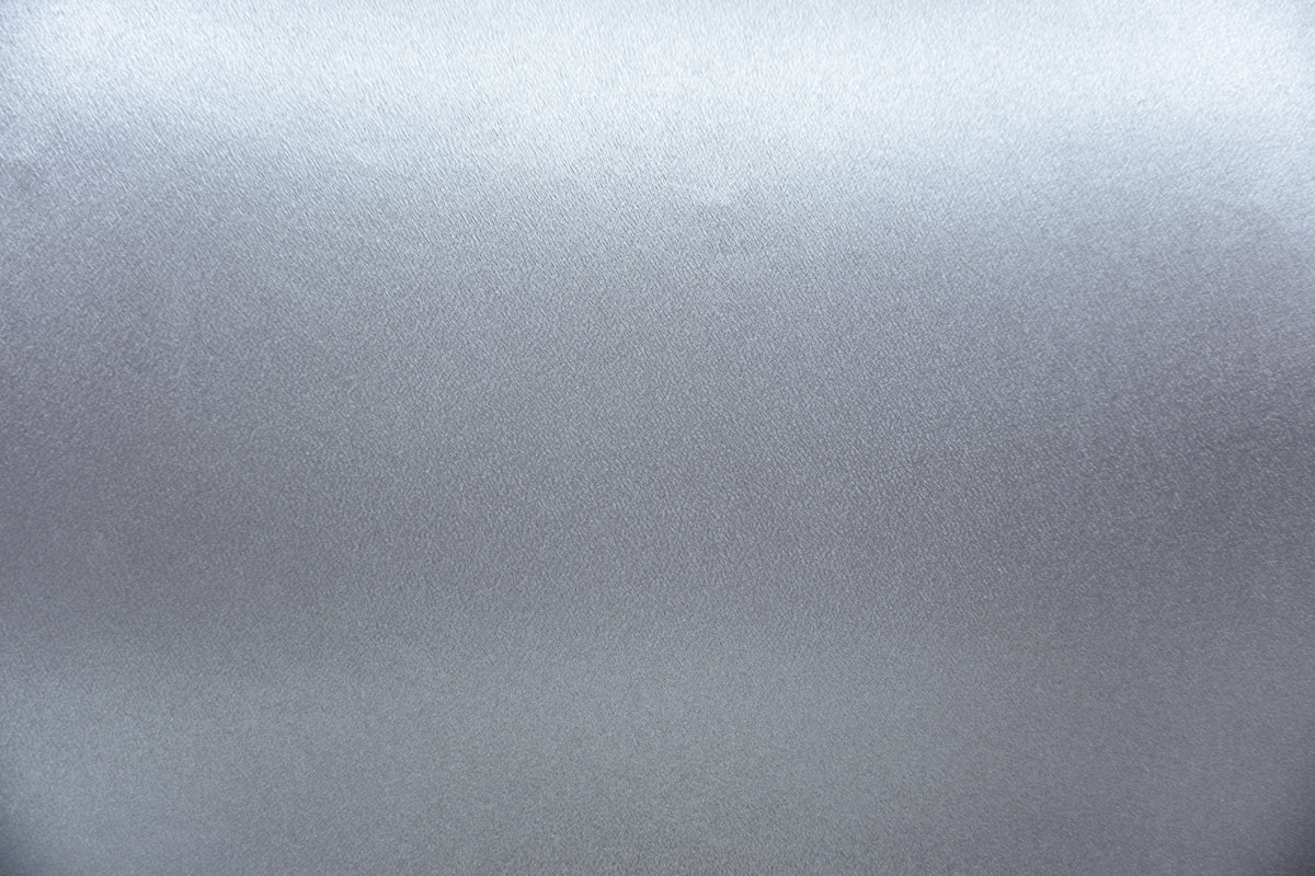 Gray Poly Solid Crepe Back Satin Woven Fabric