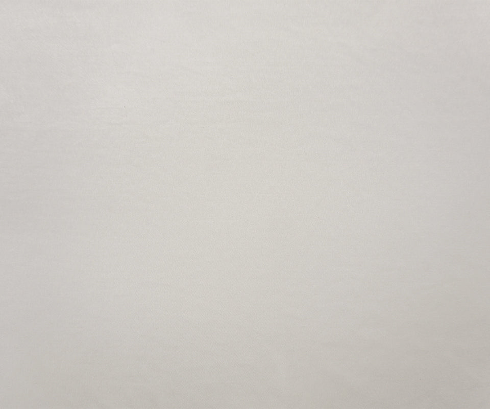 White Poly Solid Sanded Satin Woven Fabric