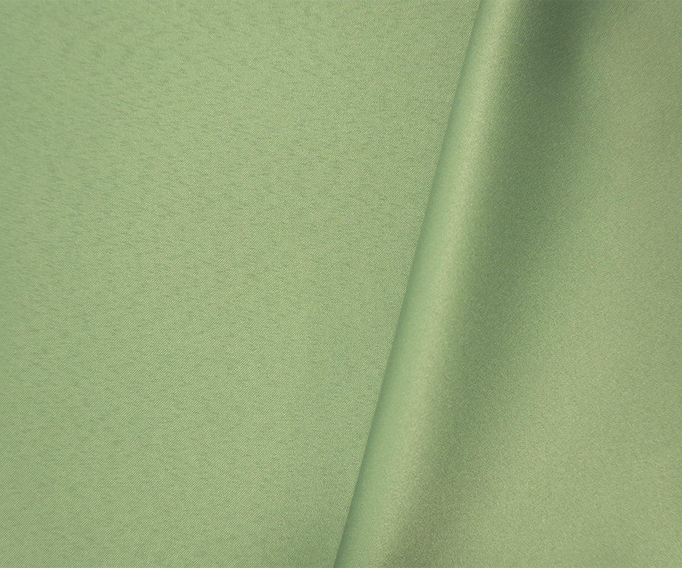 Sage Green Poly Matte Satin Woven Fabric