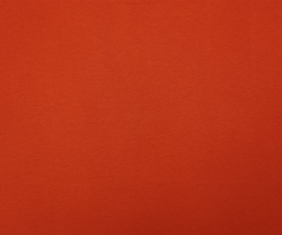 Orange Cotton Spandex Stretch Solid Jersey Knit Fabric