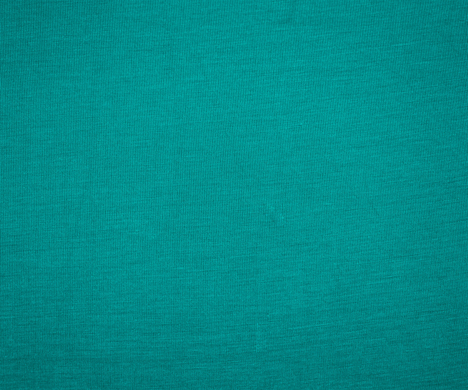 Turquoise Bamboo Solid Stretch Jersey Knit Fabric