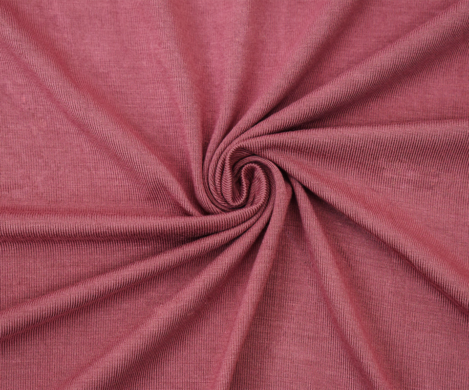 Pink Bamboo Solid Stretch Jersey Knit Fabric