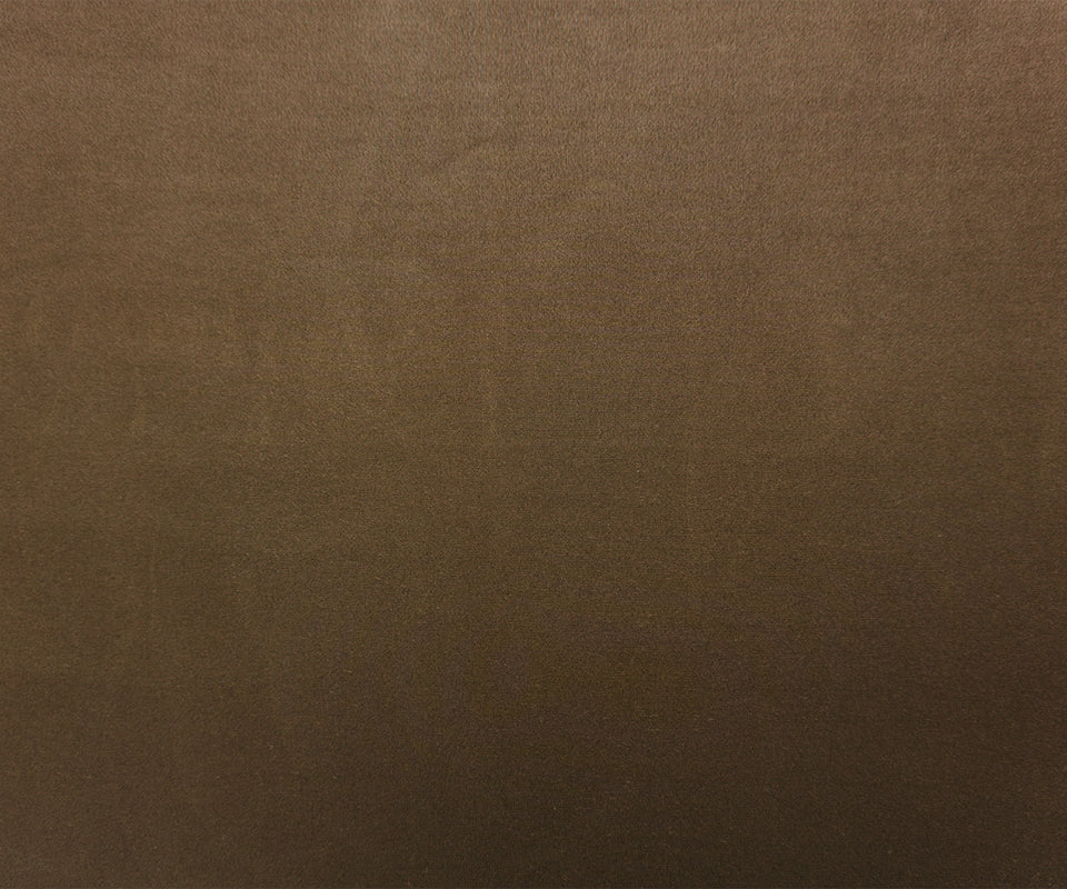 Deep Brown Designer Poly Spandex Solid Microsuede Knit Fabric