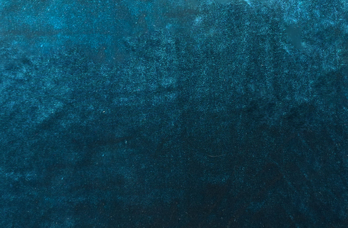 Teal Famous Designer Poly Nylon Spandex Solid Velvet Knit Fabric