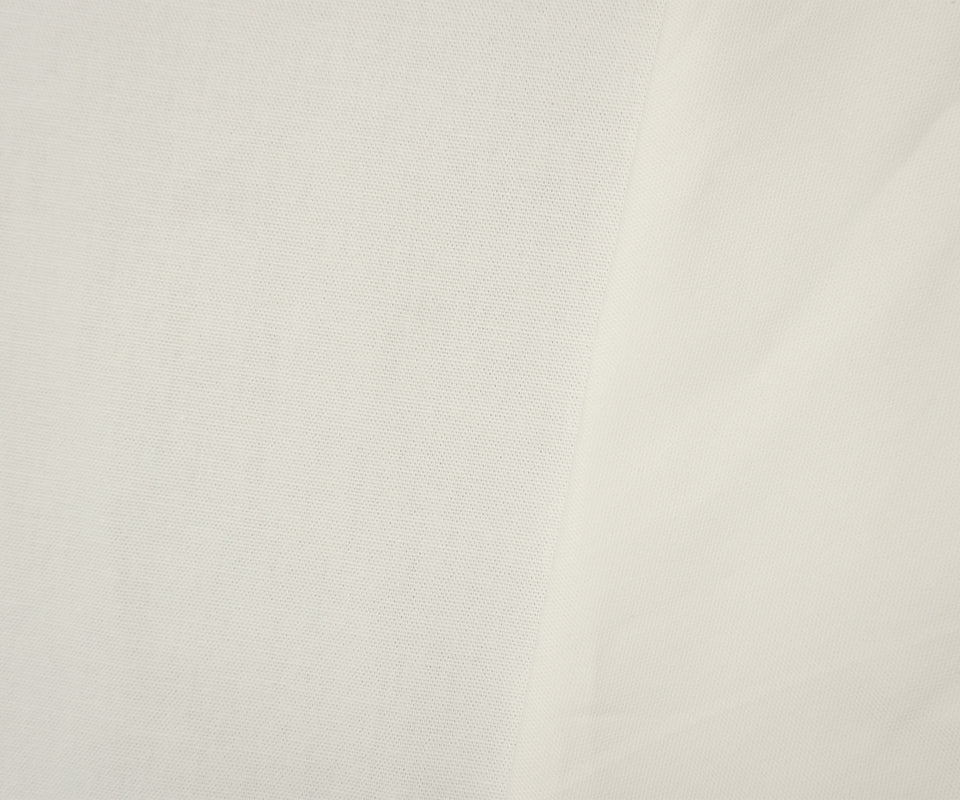 White Cotton Duck Cloth Canvas Woven Fabric