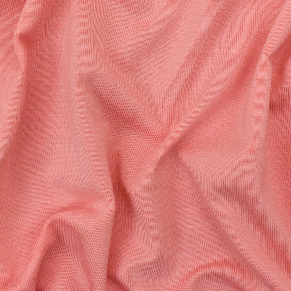 Pink Solid Stretch Spandex Rayon Modal Jersey Knit Fabric