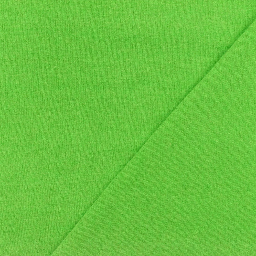 Green Solid Stretch Cotton Spandex Jersey Knit Fabric
