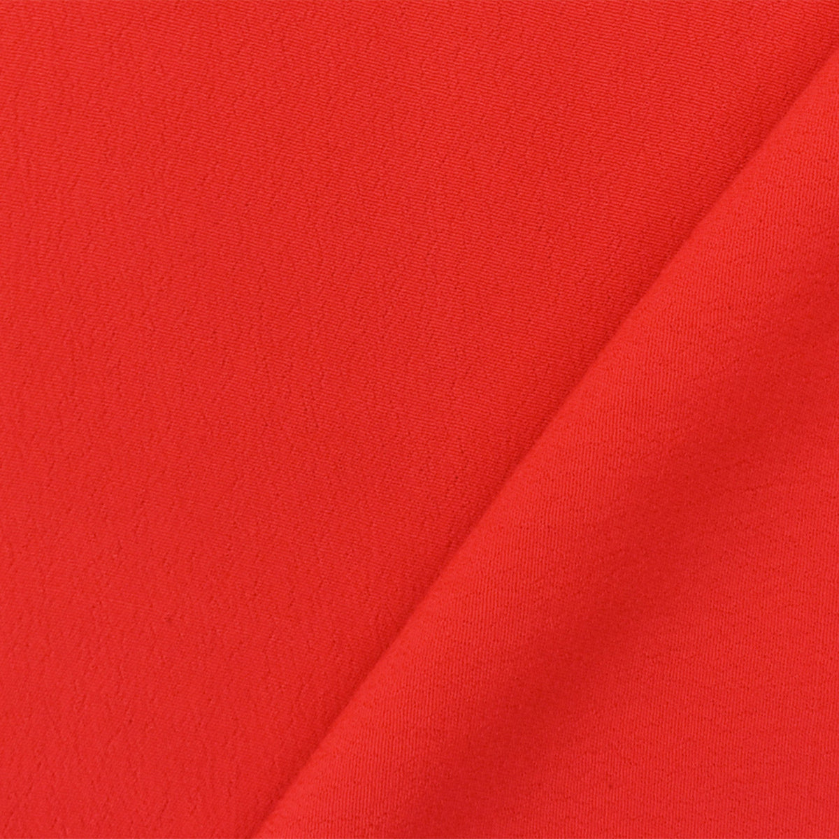 Orange Famous Designer Pebble Viscose Crepe Faille Woven Fabric