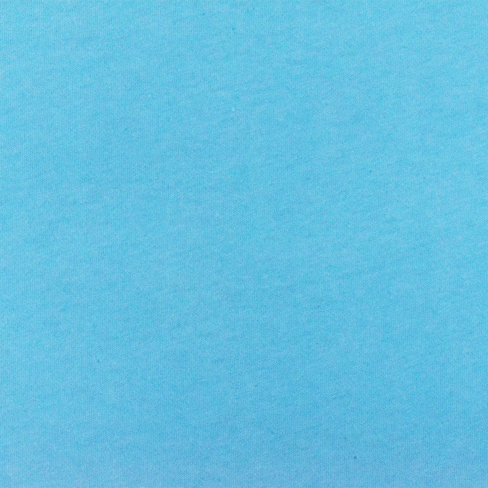 Blue Organic Cotton Stretch Spandex Solid Jersey Knit Fabric