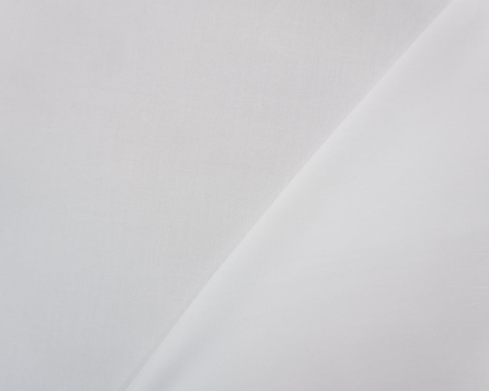 White Rayon Challis Solid Woven Fabric