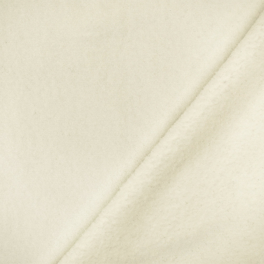 Off-White Polyester Heavy Weight Polartec Wind Pro Knit Fabric
