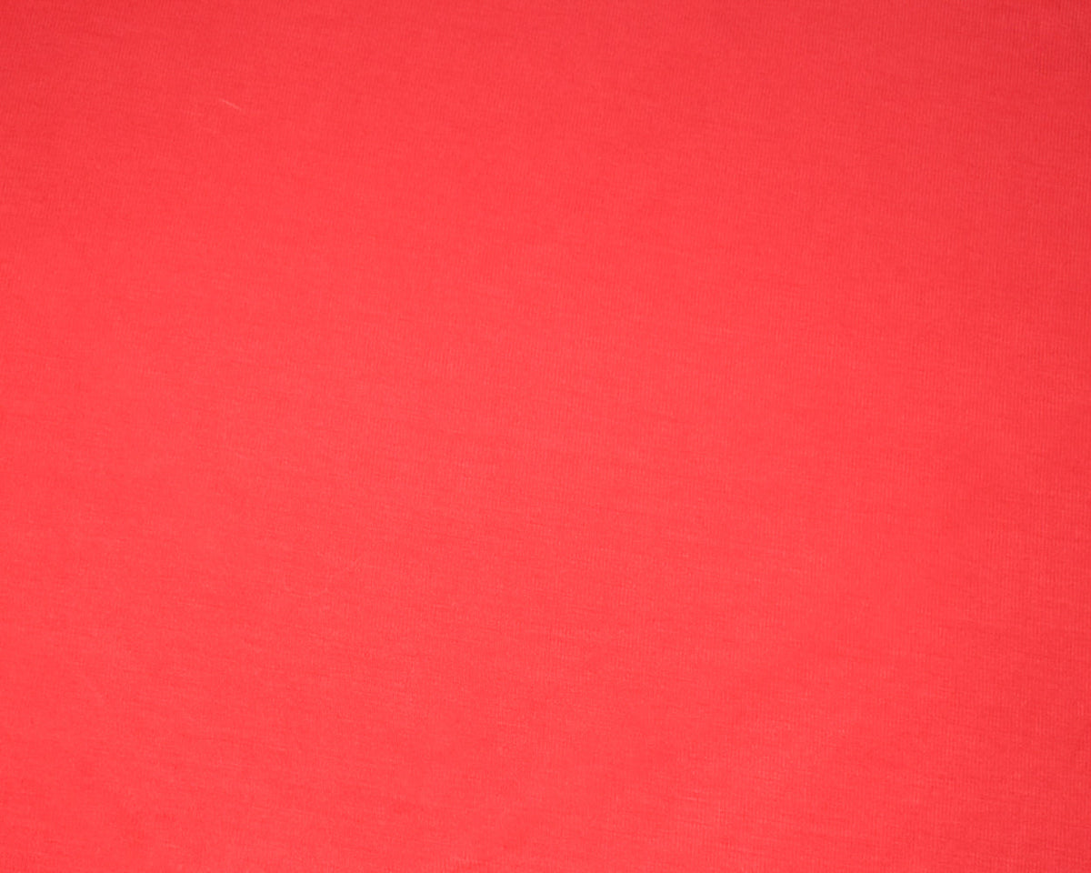 Coral Red Bamboo Stretch Spandex Solid Jersey Knit Fabric