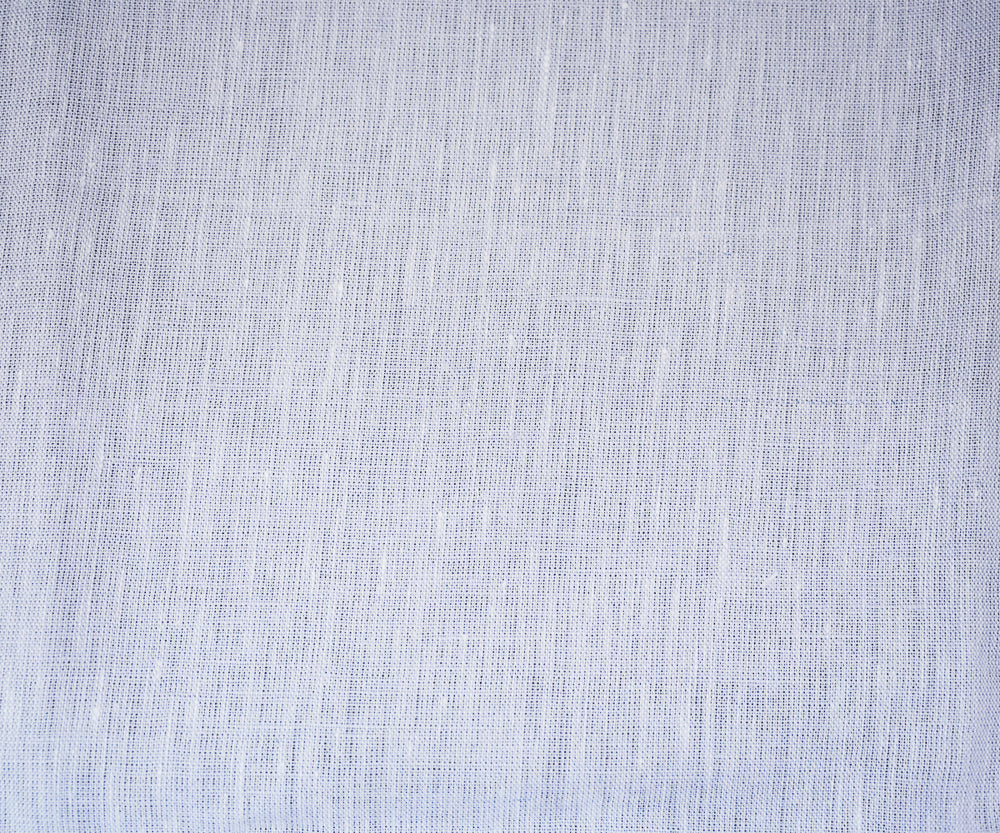 Light Purple-White Spence Bryson Texture Slub Irish Linen Chambray Fabric