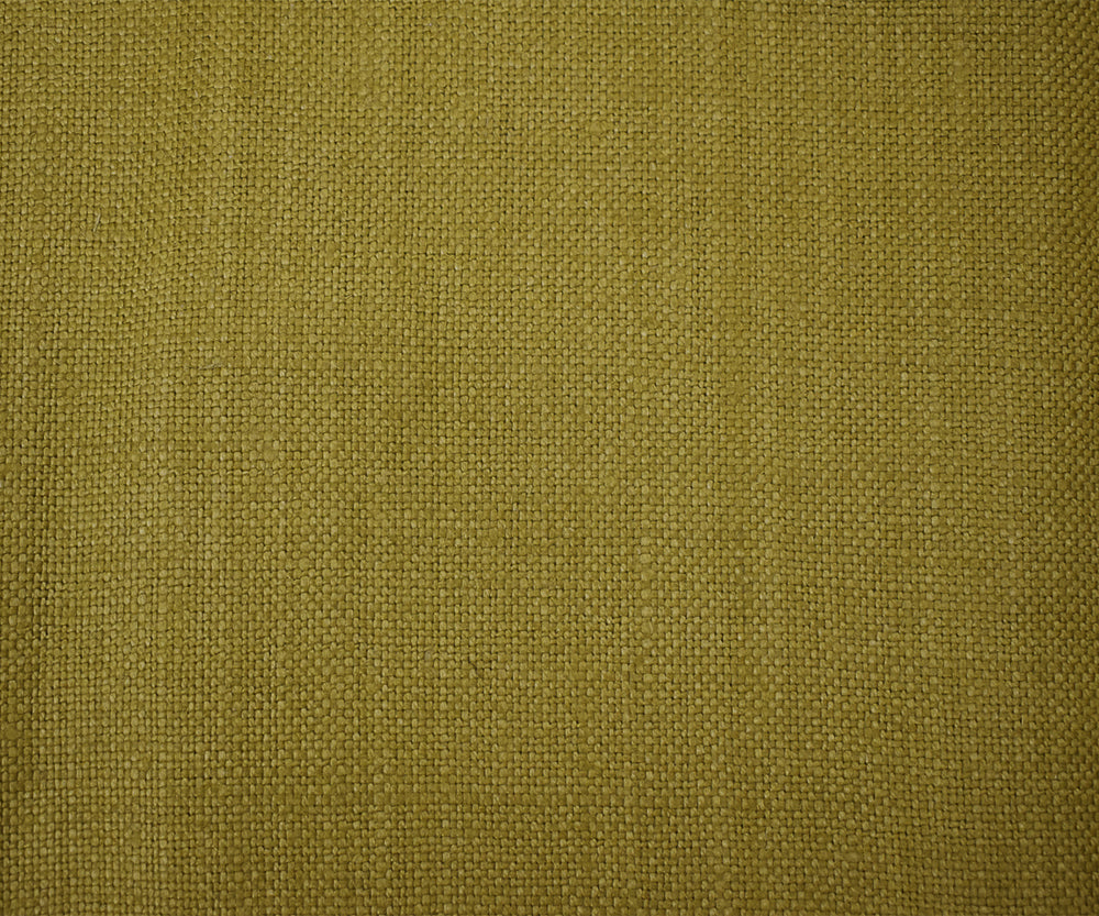 Green Moygashel Solid Woven Irish Linen Home Decorating Fabric
