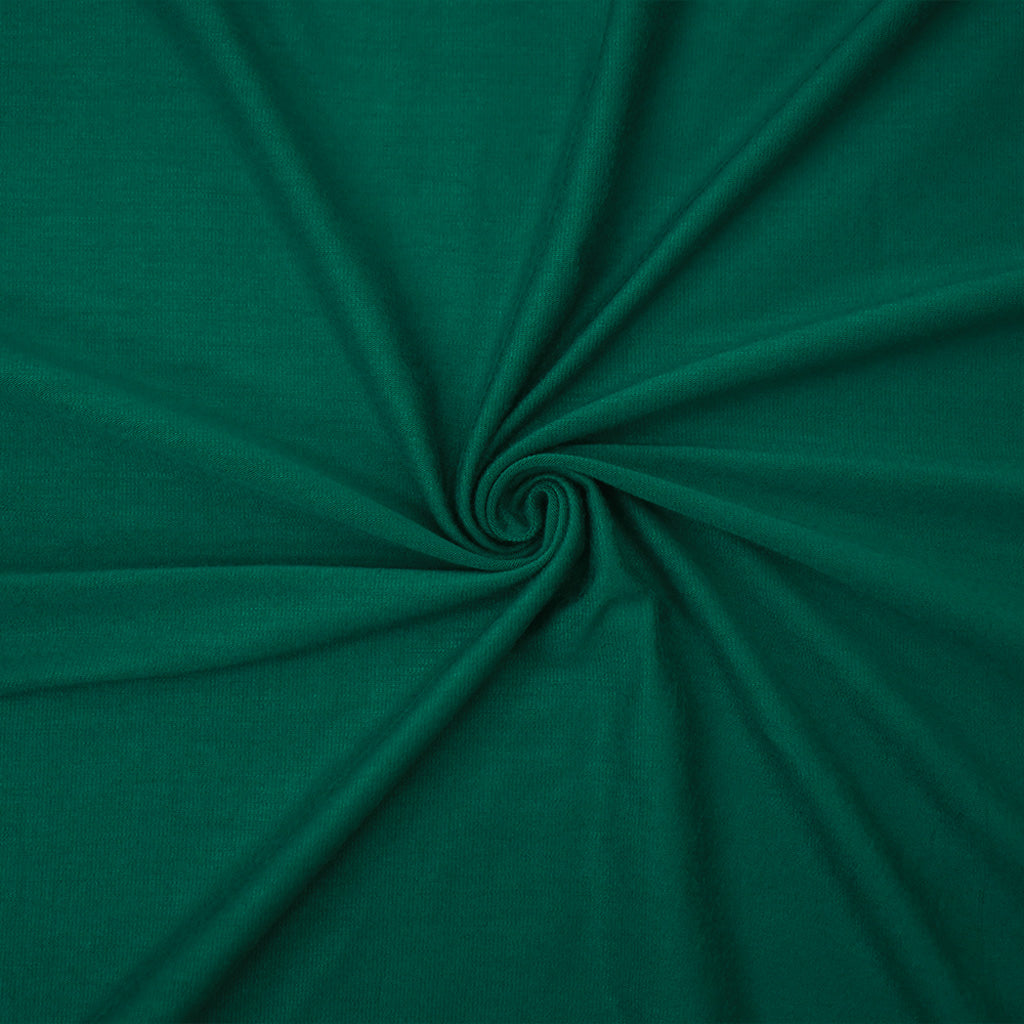 Green Bamboo Solid Stretch Jersey Knit Fabric