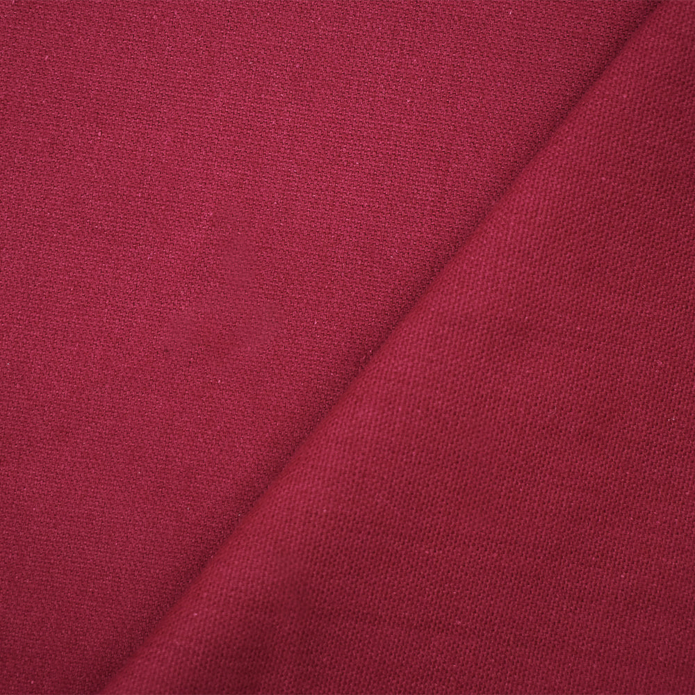 Red 8 oz. Solid Cotton Canvas Woven Fabric