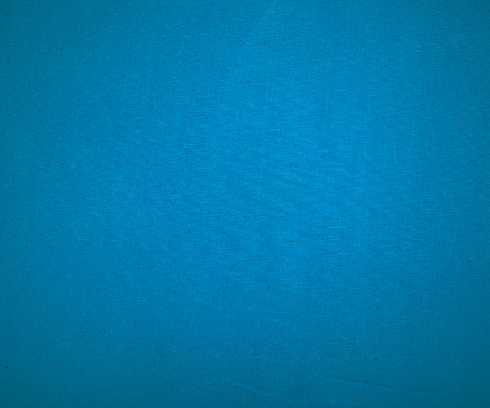 Deep Turquoise Cotton Solid Stretch Spandex Poplin Woven Fabric