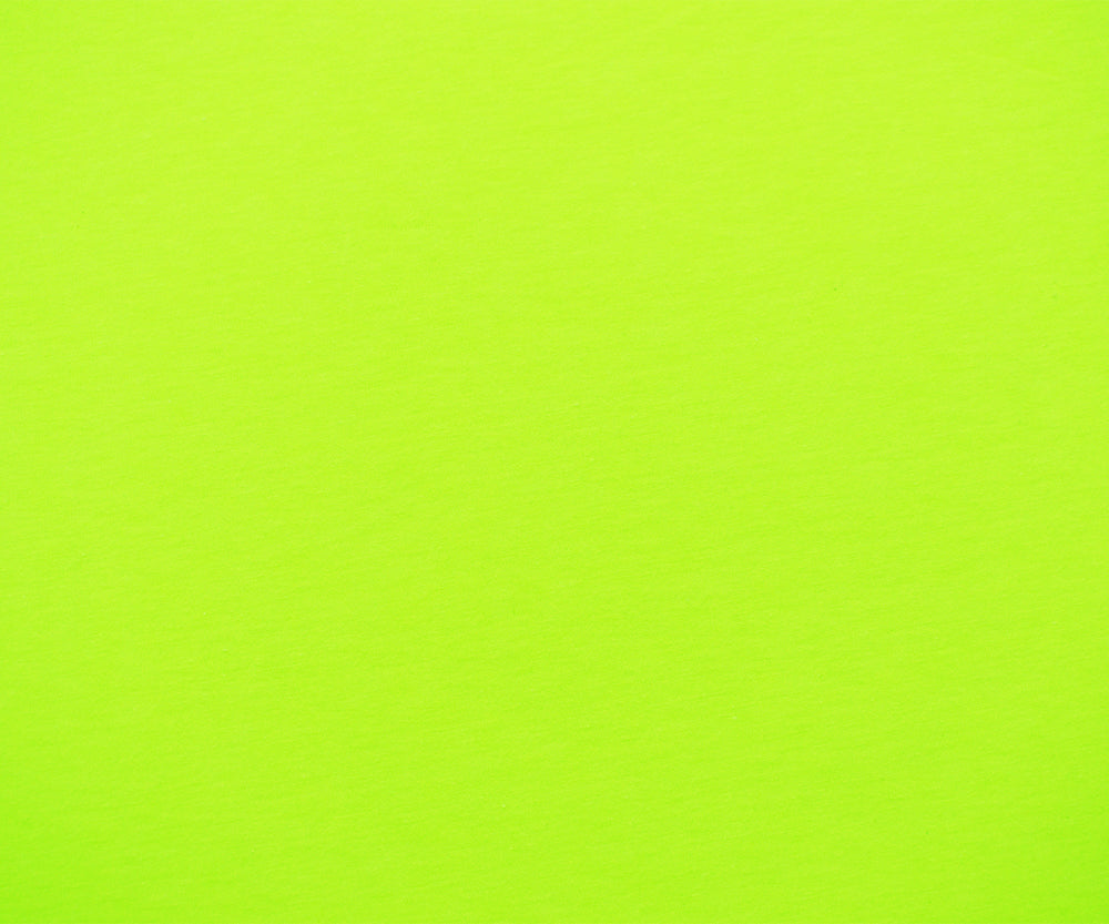 Neon Heather Yellow Solid Cotton Spandex Knit Fabric - 10 oz - Reorderable