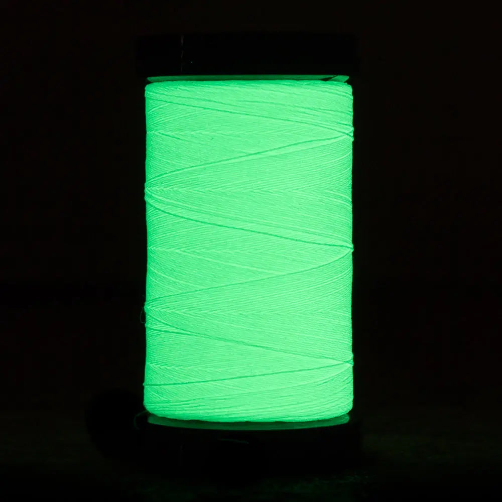 AR04 - Ahrora™ 40wt Glow in the Dark Polyester Lemon Lime Thread WonderFil USA
