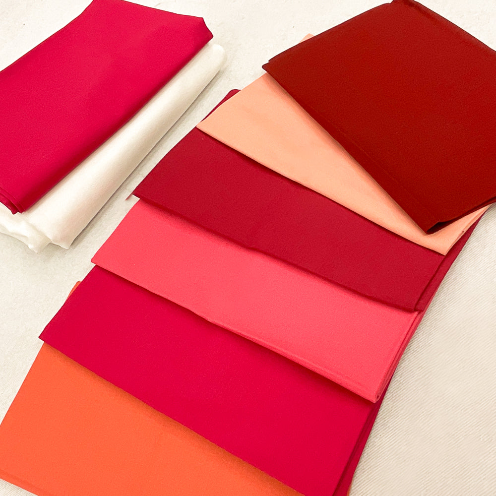 Boundless Coordinated Stash Builder Bundle - Arrowhead - various solid fabrics 5 3/4 yards total