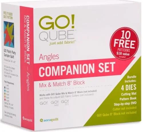AccuQuilt GO! 55789 Qube 8 inch Companion Set - Angles / Quilt in a... High Country Quilts