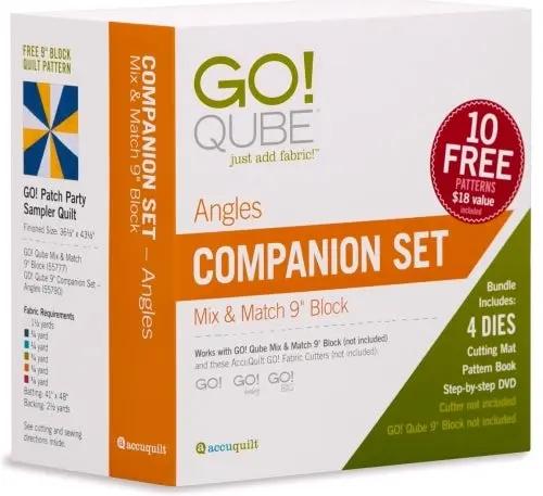 AccuQuilt GO! 55790 Qube 9 inch Companion Set - Angles High Country Quilts