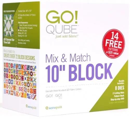 AccuQuilt GO! 55797 Qube Mix & Match 10 in Block High Country Quilts