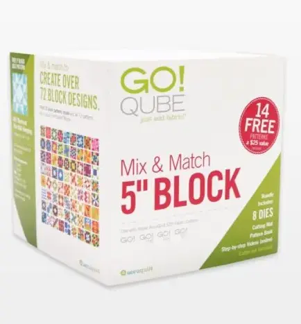 AccuQuilt GO! Qube Mix & Match 5 in Block High Country Quilts