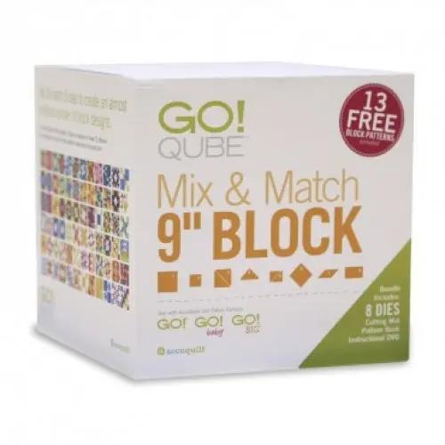 AccuQuilt GO! Qube Mix & Match 9 in Block / Quilt in a Day / AccuQu... High Country Quilts