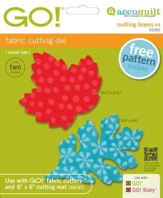 AccuQuilt GO!Rustling Leaves 4 GO! #4, Maple & Oak, Small High Country Quilts
