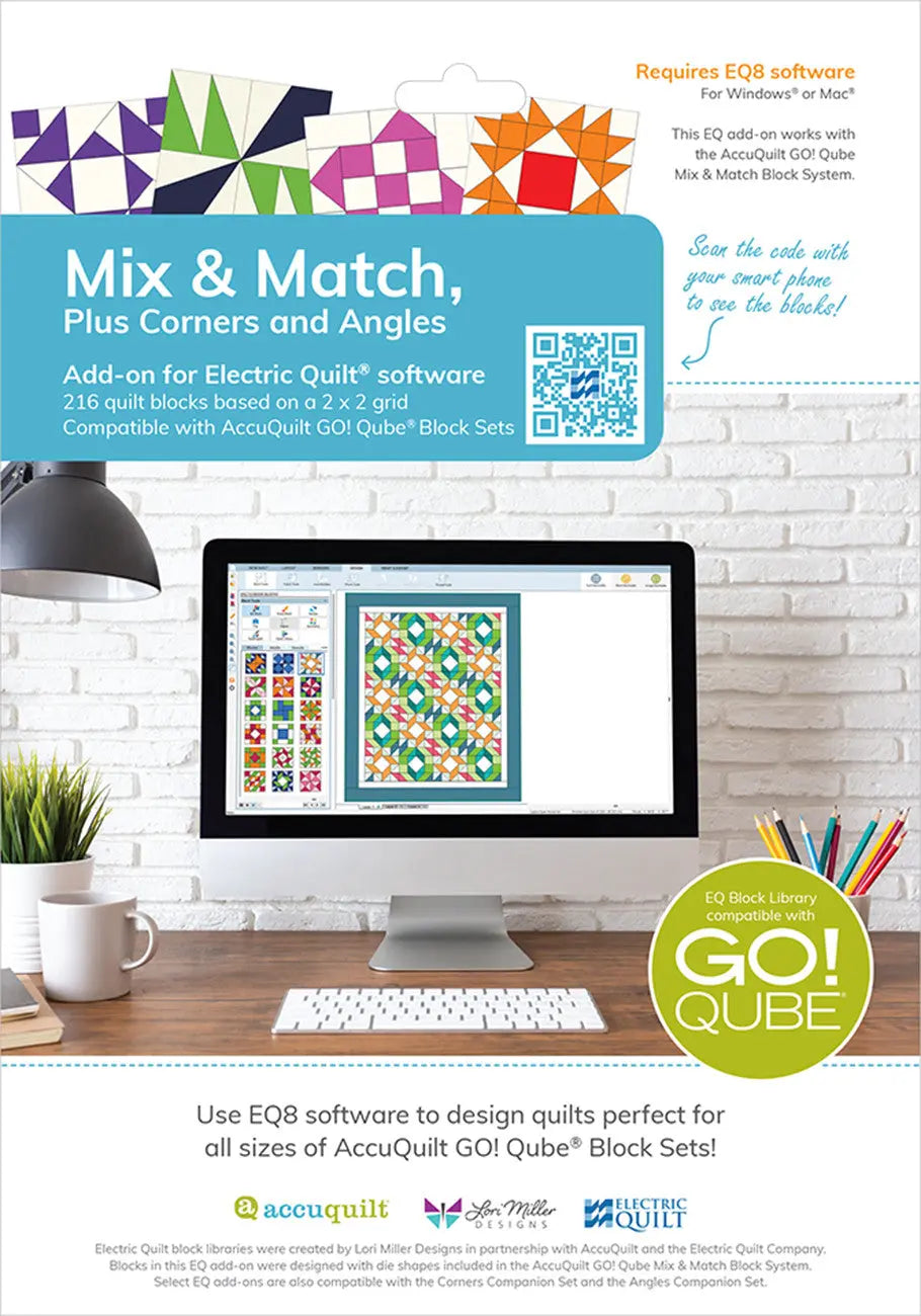 AccuQuilt Mix & Match, Plus Corners and Angles - Linda's Electric Quilters