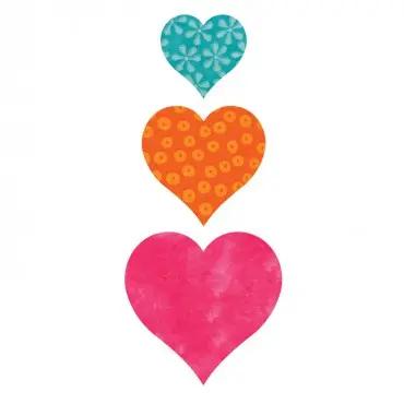 Accuquilt Die 55029 Heart 2, 3, 4 inch/ Quilt in a Day High Country Quilts