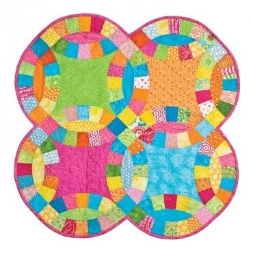 Accuquilt Die 55078 Double Wedding Ring / Quilt in a Day / High Country Quilts