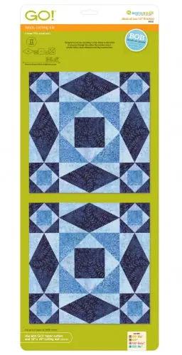 Accuquilt Die 55221 GO! Storm at Sea - 12 Inch Finished Die High Country Quilts