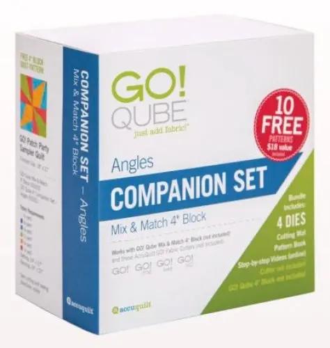 Accuquilt GO! 55231 Qube 4 inch Companion Set - Angles High Country Quilts