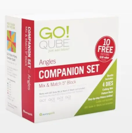 Accuquilt GO! 55581 Qube 5 inch Companion Set - Angles High Country Quilts