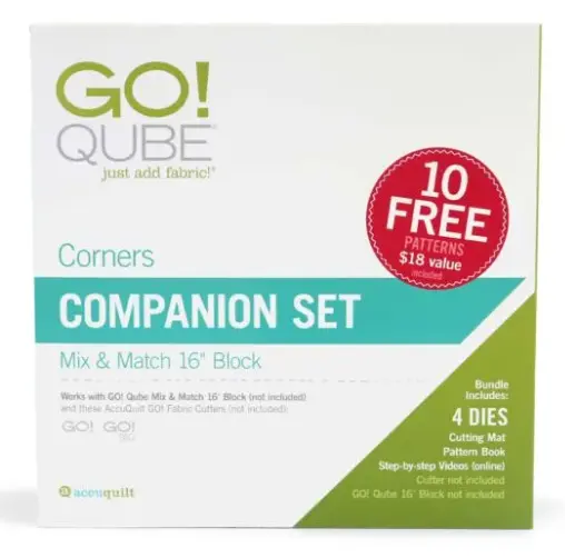 Accuquilt GO! Qube 16" Companion Set-Corners High Country Quilts