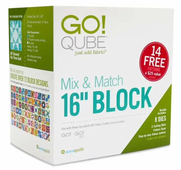 Accuquilt GO! Qube Mix & Match 16" Block High Country Quilts