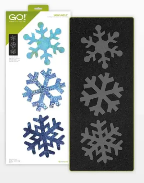 Accuquilt GO! Snowflakes-7 Embroidery Designs High Country Quilts