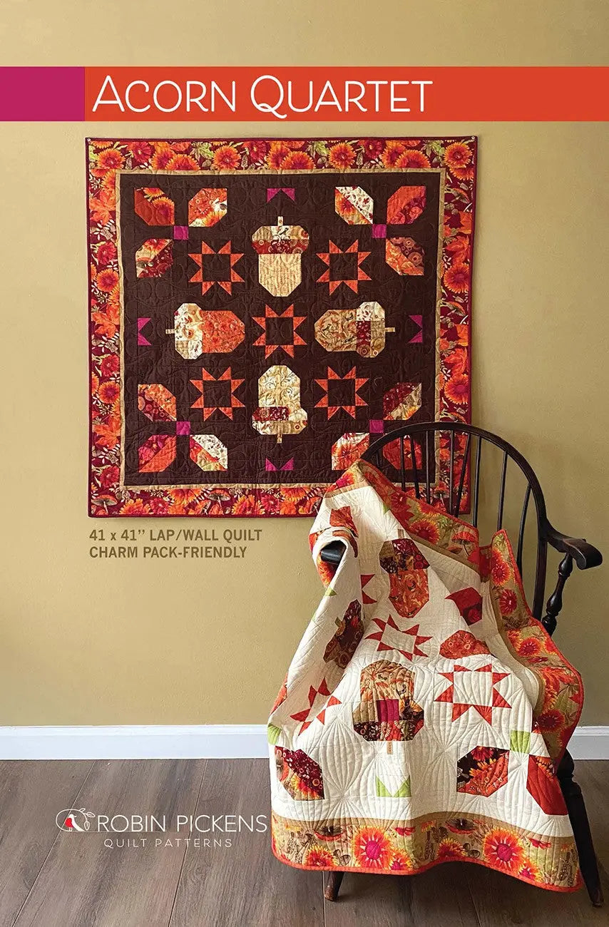Acorn Quartet - Linda's Electric Quilters