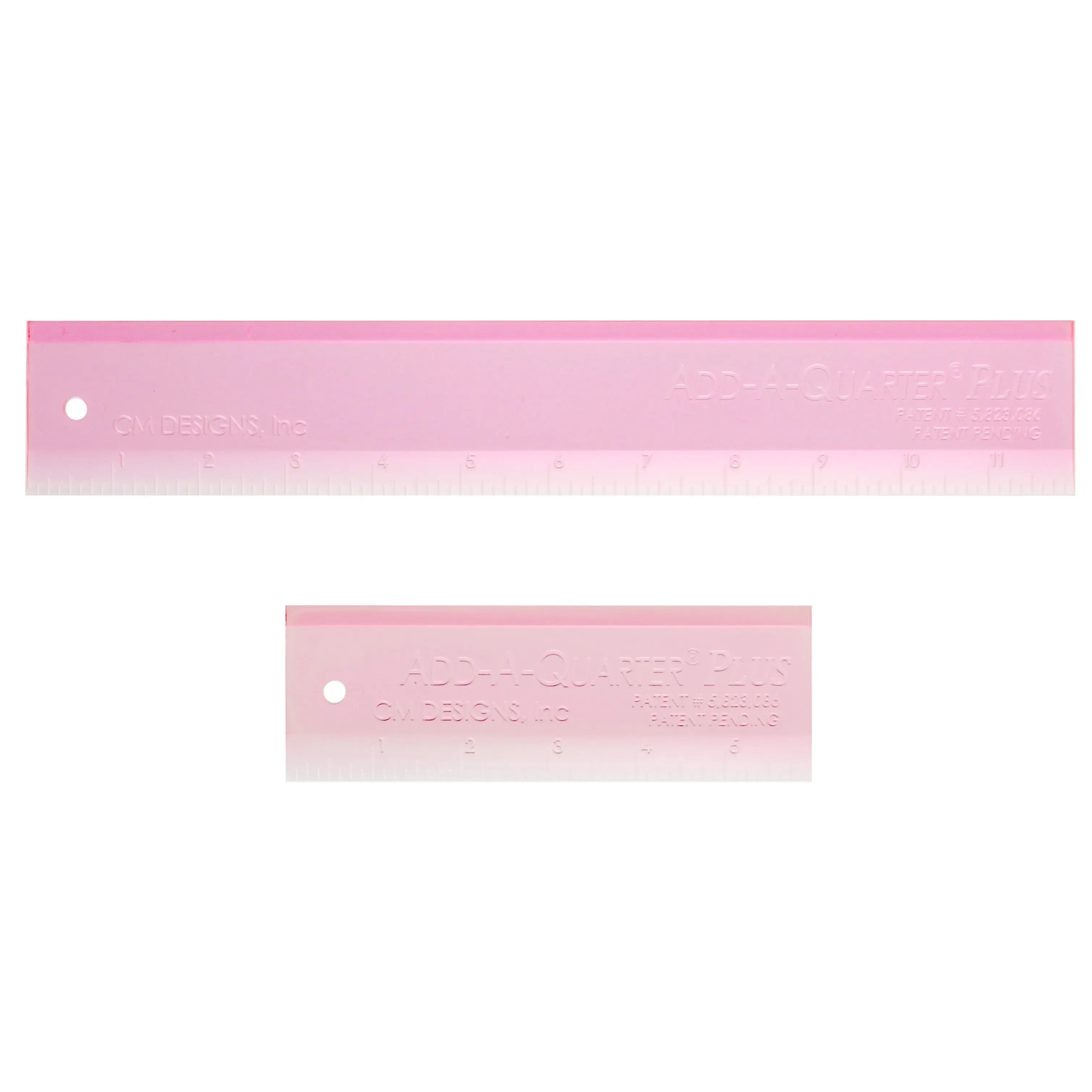 Add A-Quarter Ruler Combo Pack Pink - Linda's Electric Quilters