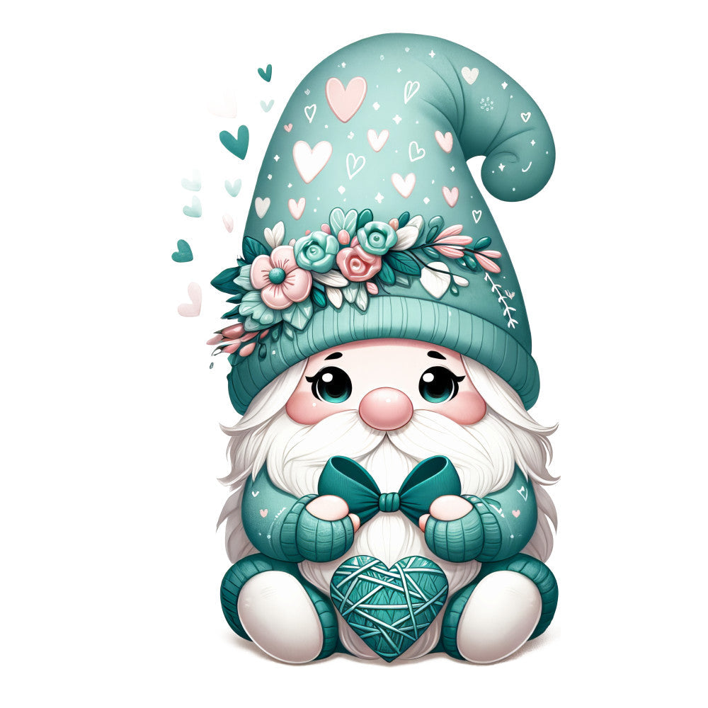 Adorable Pastel Gnome Fabric Panel 12 QuiltingFabricPanels