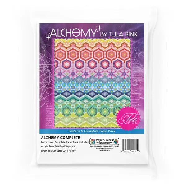 Alchemy Pattern and Complete Paper Piece Pack by Tula Pink - Linda's Electric Quilters