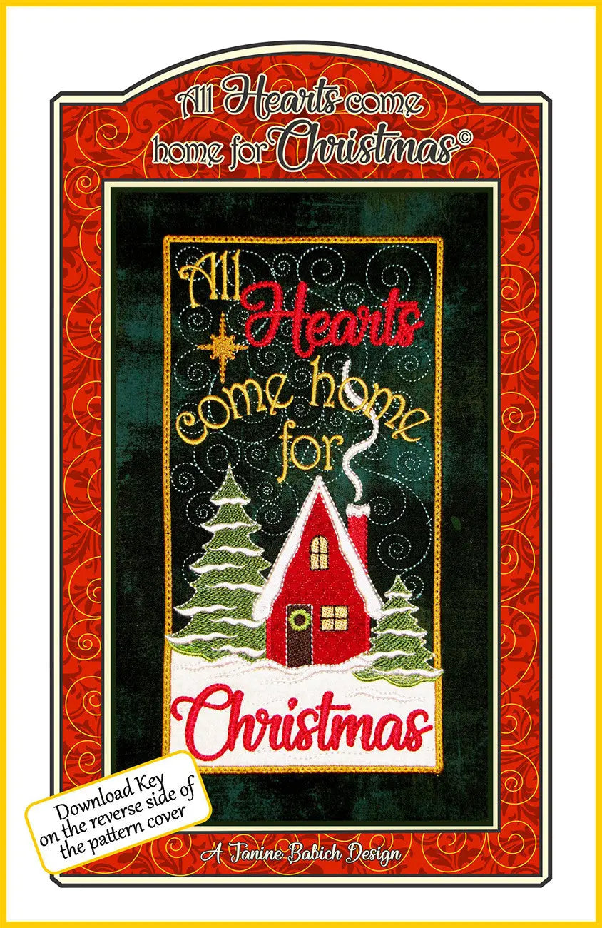 All Hearts Come Home for Christmas Table Top Display - Linda's Electric Quilters
