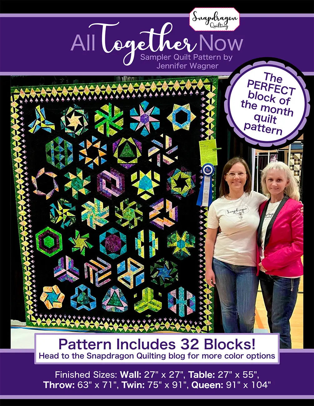 All Together Now Quilt Pattern - Linda's Electric Quilters