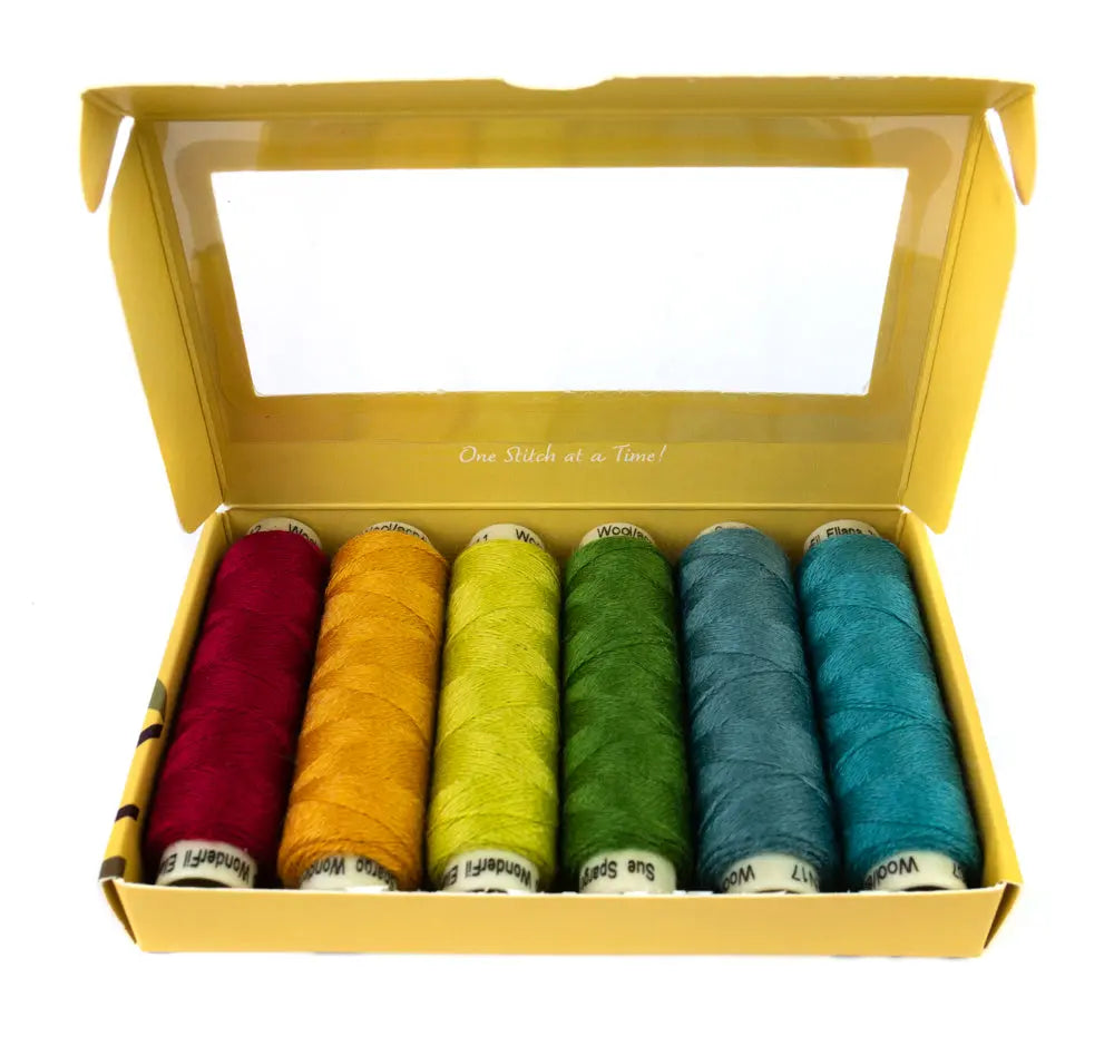 Amelia's Exquisite Jewels by Edyta Sitar - Wool/Acrylic Thread Pack WonderFil USA