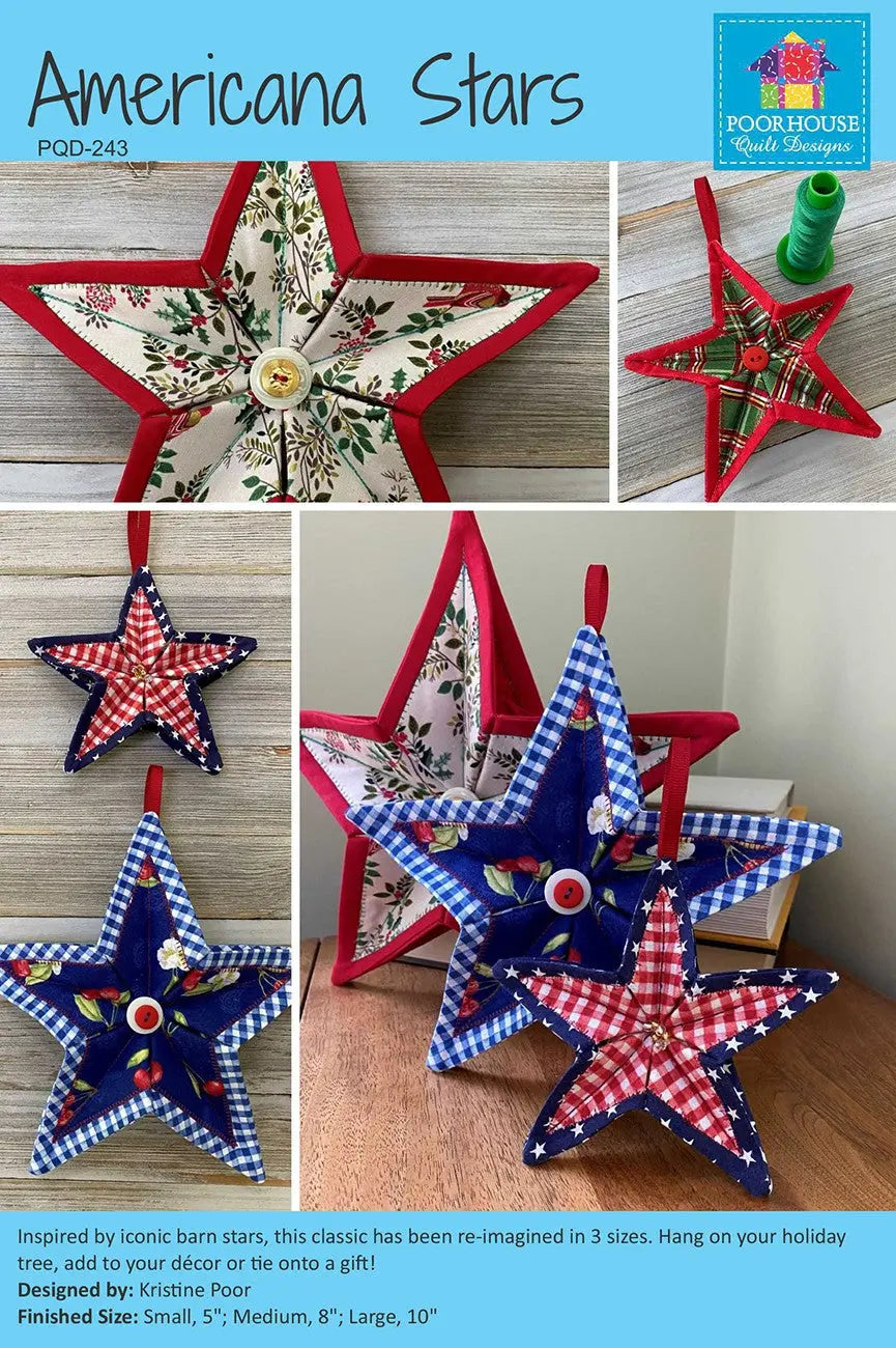 Americana Stars - Linda's Electric Quilters