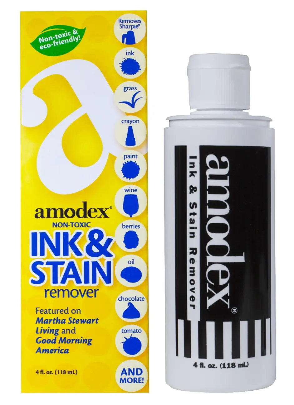 Amodex Ink & Stain Remover 4oz - Linda's Electric Quilters