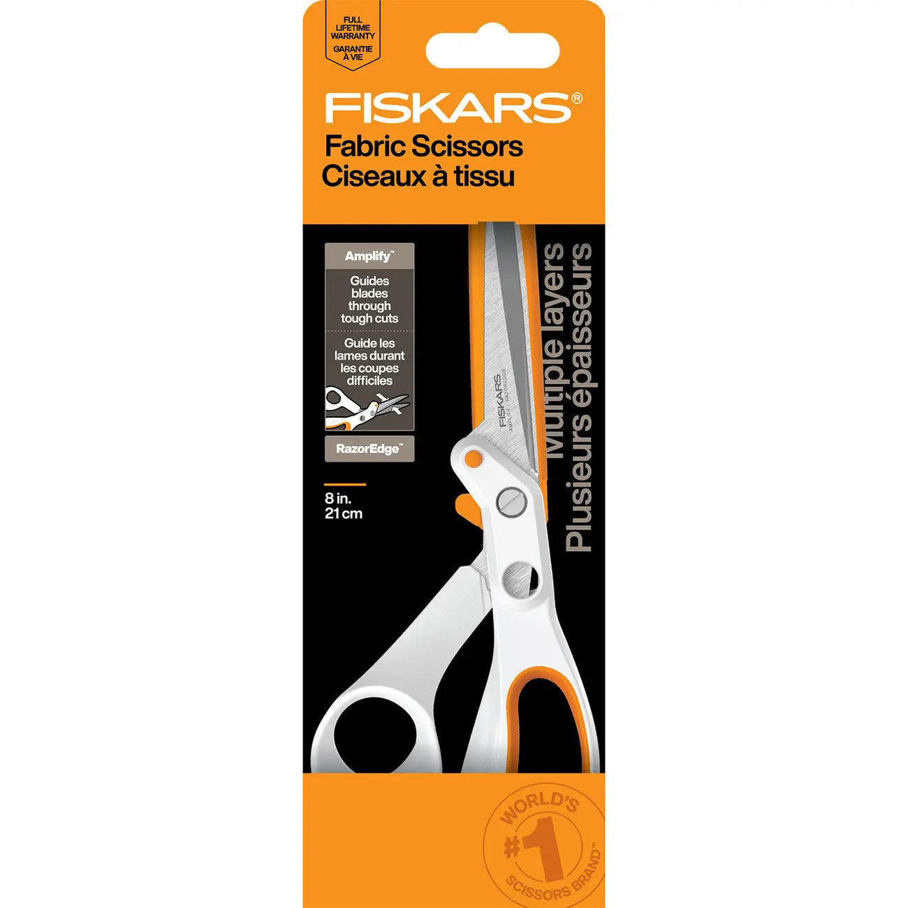 Amplify Razor Edge 8in Scissors - Linda's Electric Quilters