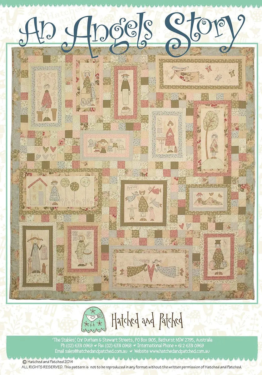 An Angels Story Quilt - Linda's Electric Quilters